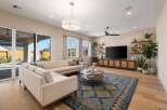 Step into luxury with this stunning living room, featuring a spacious layout and elegant design.