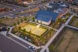 Discover luxury living at this stunning property, featuring a state-of-the-art pickleball court for active residents.
