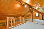 Discover the charm of this stunning property, featuring a beautifully crafted wooden interior.