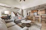 Step into luxury with this stunning property, featuring a spacious living area perfect for entertaining.