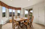 Step into this inviting dining room, perfect for hosting gatherings.