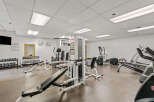 This well-equipped fitness center offers a variety of exercise machines, including weight machines, treadmills, and elliptical trainers.