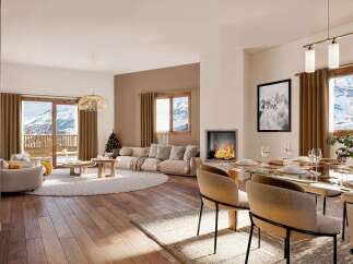 Experience the epitome of luxury living in this stunning property, boasting breathtaking mountain views.