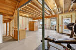Discover the potential of this spacious unfinished basement, perfect for customization.