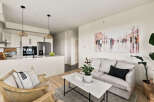 Step into modern elegance with this stunning property, featuring a bright and airy living space.