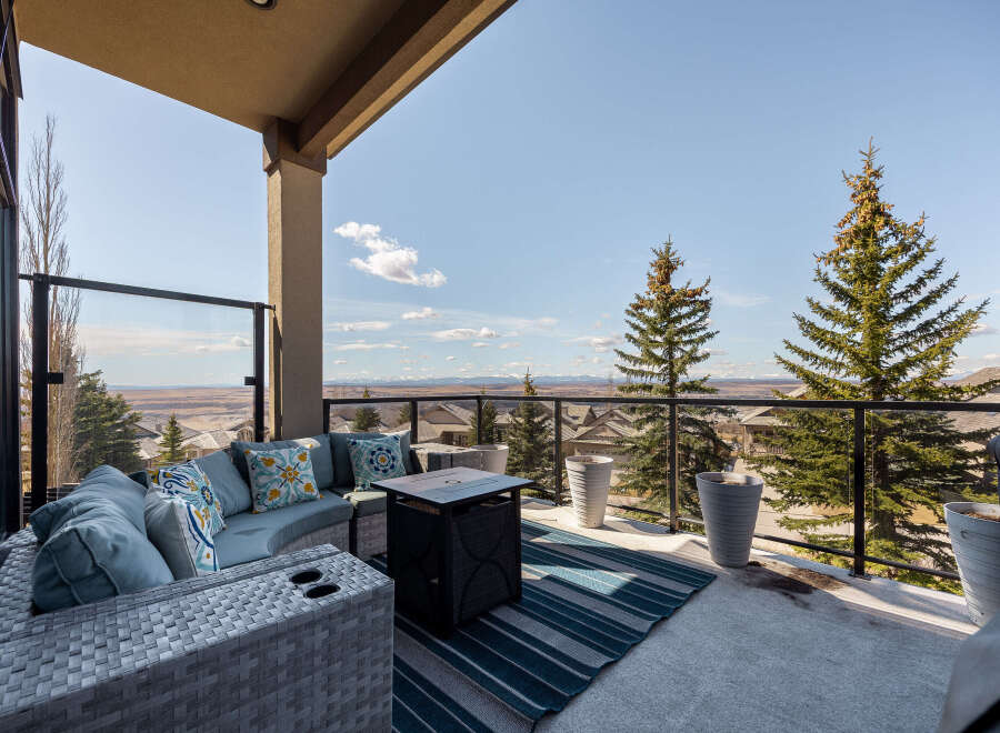 Enjoy breathtaking views from this stunning outdoor patio.
