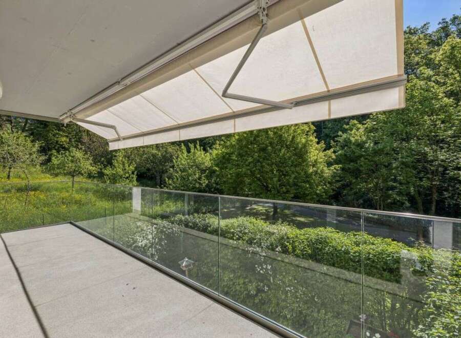 Enjoy the beauty of nature from this stunning balcony.