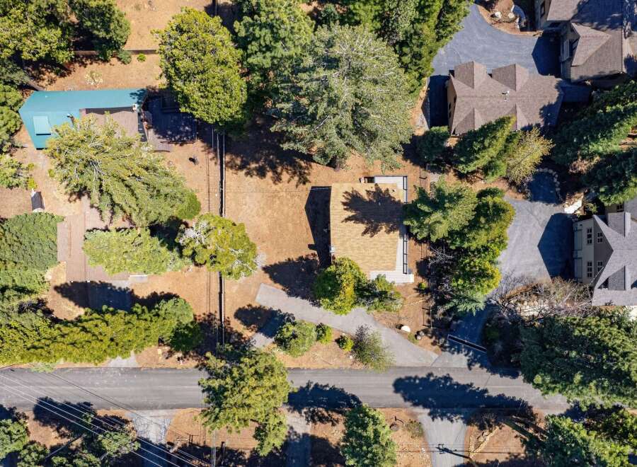 Discover a stunning property nestled amidst lush greenery.