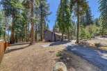 Nestled amidst towering trees, this charming property offers a serene escape.