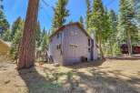 Nestled amidst towering trees, this charming property offers a serene escape.