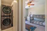 Discover a charming home featuring a convenient laundry area with a modern LG washer and dryer.