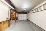 This spacious garage offers ample storage and functionality.