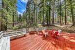 Enjoy the tranquility of nature from this stunning deck.