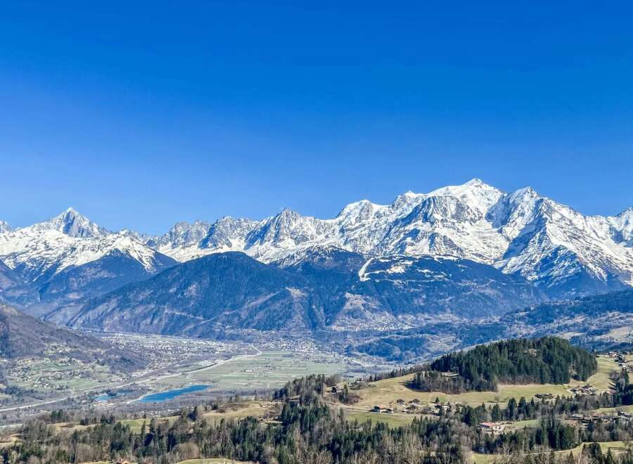 Experience breathtaking mountain views from this stunning property.