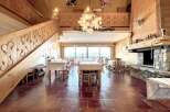 Step into a charming restaurant with a rustic ambiance, perfect for a cozy dining experience.