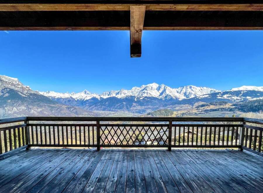 Experience breathtaking mountain views from this stunning property.