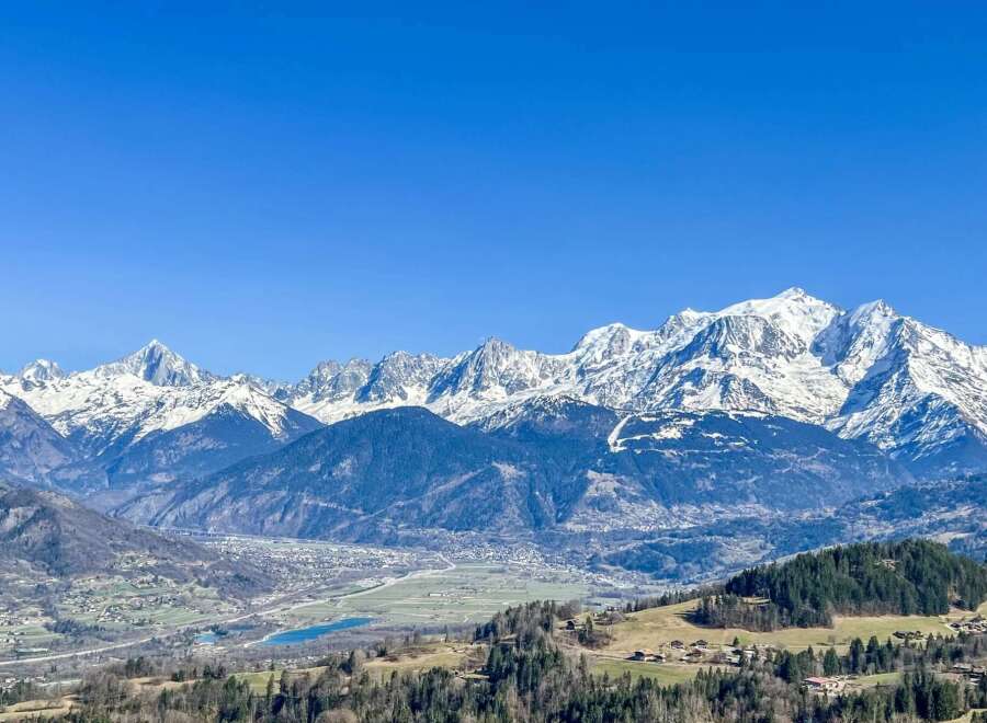 Experience breathtaking mountain views from this stunning property.