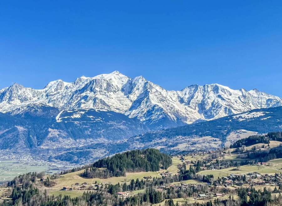 Experience breathtaking mountain views from this stunning property.