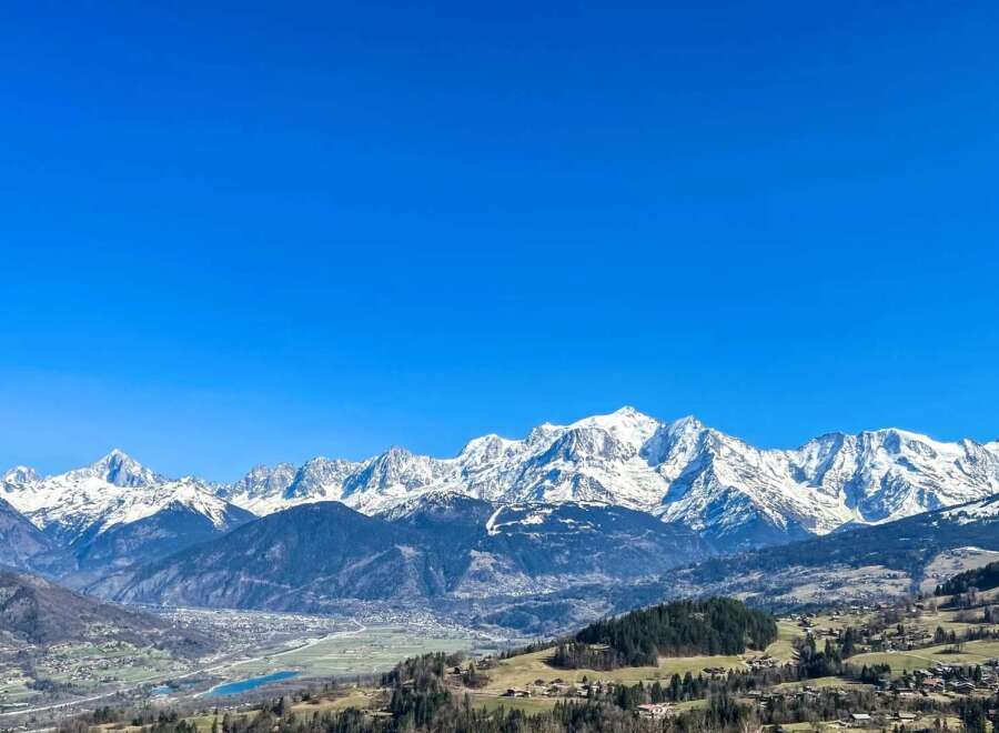 Experience breathtaking mountain views from this stunning property.