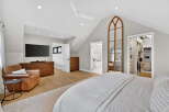 Step into luxury with this stunning bedroom featuring a spacious layout and elegant design.