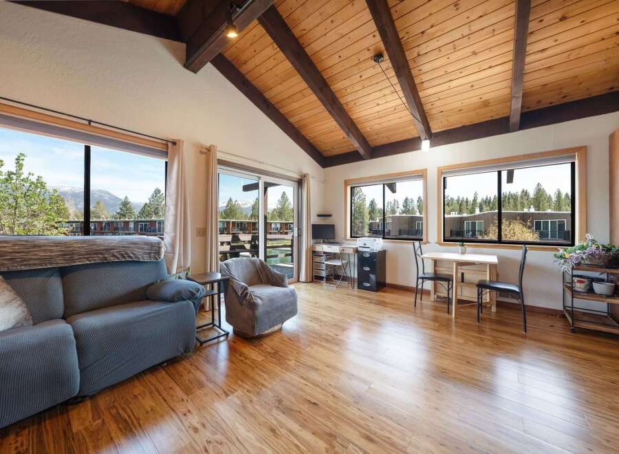 Experience the beauty of this stunning property with breathtaking mountain views.