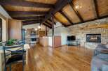 Step into this stunning home featuring a cozy fireplace and a spacious open floor plan.