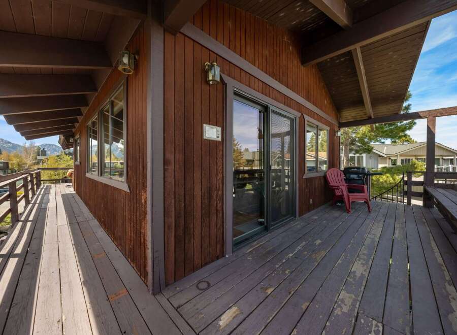 Enjoy stunning views from this beautiful property featuring a spacious deck.