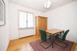 This charming property features a bright and airy dining area, perfect for enjoying meals.