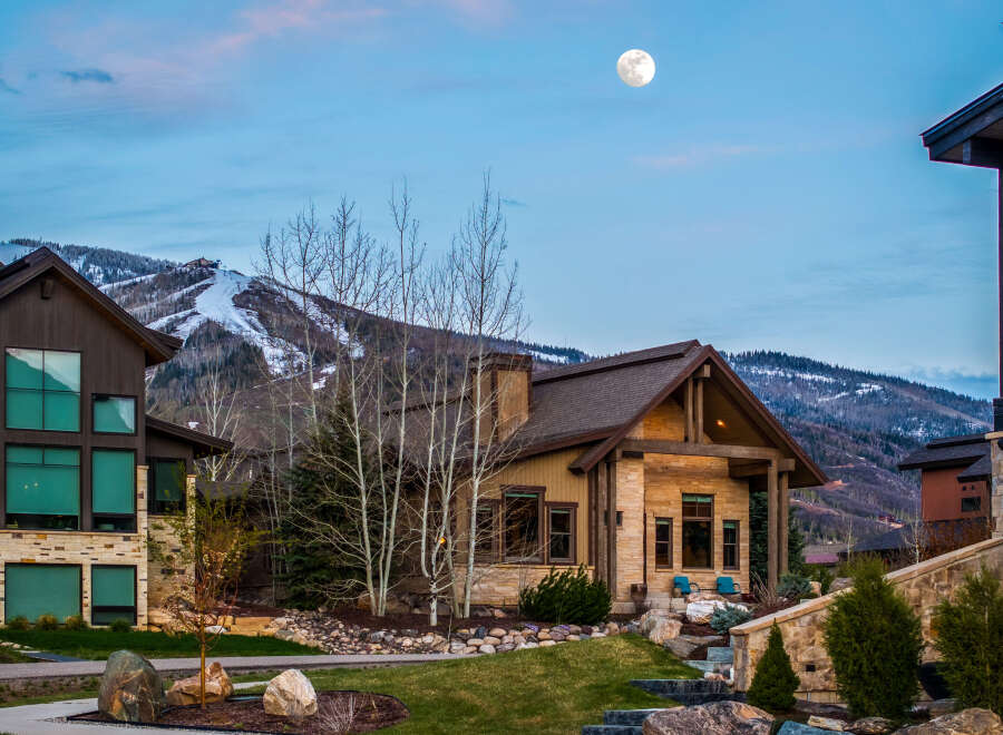 This stunning property offers a luxurious mountain living experience.