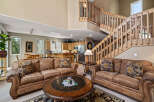 Step into luxury with this stunning property featuring a spacious living area, perfect for entertaining or relaxing.