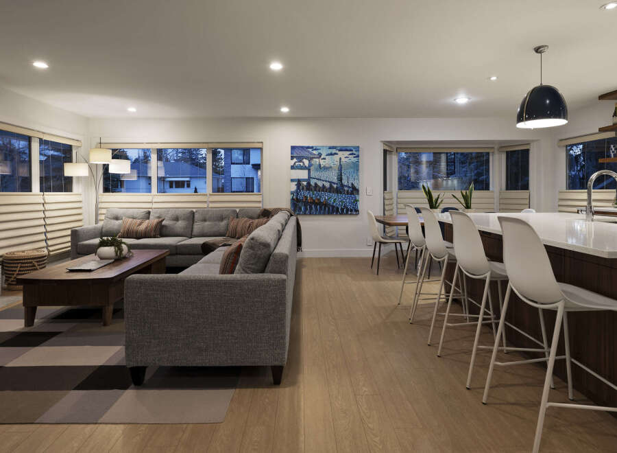 Step into modern luxury with this stunning open-concept living space.