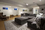This stunning property boasts a spacious living area, perfect for relaxation and entertainment.