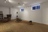 This home gym offers a dedicated space for fitness enthusiasts.