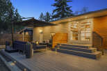 Enjoy evenings on this stunning outdoor deck, perfect for entertaining or relaxing.