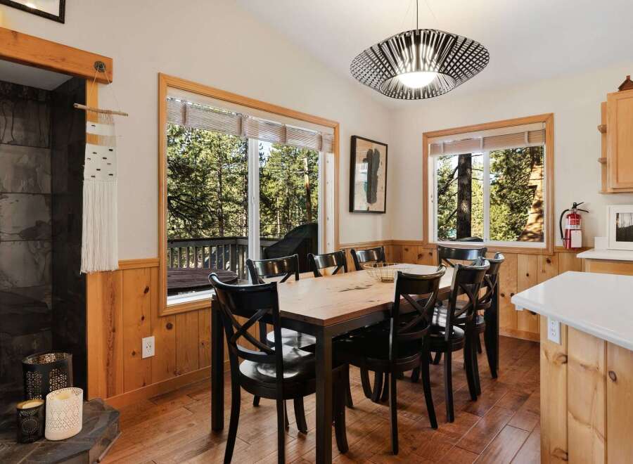 Step into this inviting dining area, perfect for gatherings and meals.