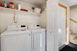 Discover the convenience of in-unit laundry in this well-appointed home! This space features modern LG washer and dryer units, making laundry day a breeze.