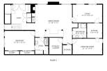 Discover this spacious floor plan featuring a large family room perfect for gatherings, a dedicated study for focused work, and a generous master bedroom with ample closet space.