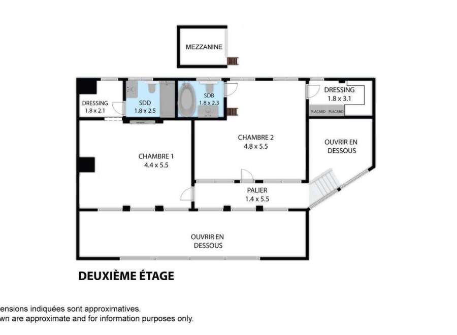 Discover this charming property featuring a well-designed floor plan with two bedrooms and a mezzanine.
