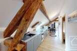 Discover this charming property featuring a modern kitchen with sleek cabinetry and appliances.