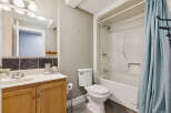 This bathroom features a clean and functional design, perfect for everyday use.
