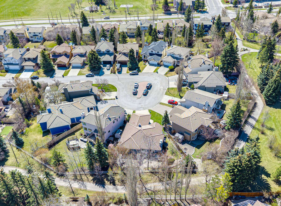 Discover the charm of this stunning residential neighborhood, featuring beautiful homes with well-maintained lawns and mature trees.