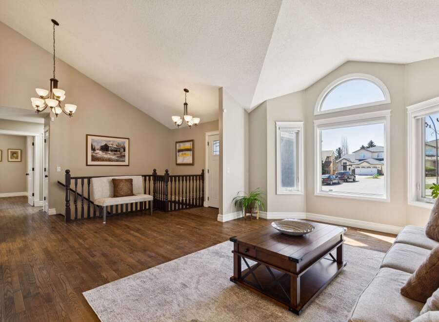 Step into luxury with this stunning property, showcasing a beautifully designed living space.