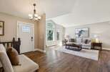 Step into luxury with this stunning property, featuring a bright and airy living space.