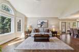 Step into luxury with this stunning living room, featuring a spacious layout and elegant design.