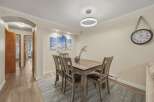 Step into this inviting dining room, perfect for hosting gatherings.