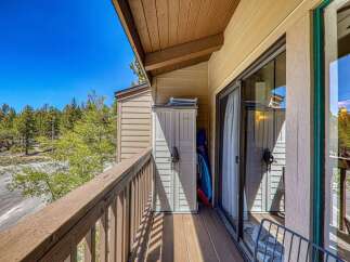 Enjoy the fresh air and stunning views from this charming balcony.