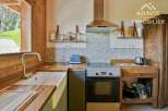 Discover the charm of this rustic kitchen, perfect for culinary adventures.