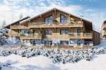 Discover the charm of this stunning chalet nestled in a winter wonderland.