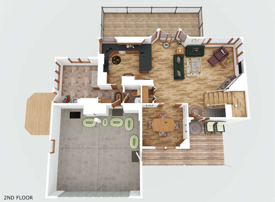 Explore this stunning 2nd-floor layout, perfect for modern living.