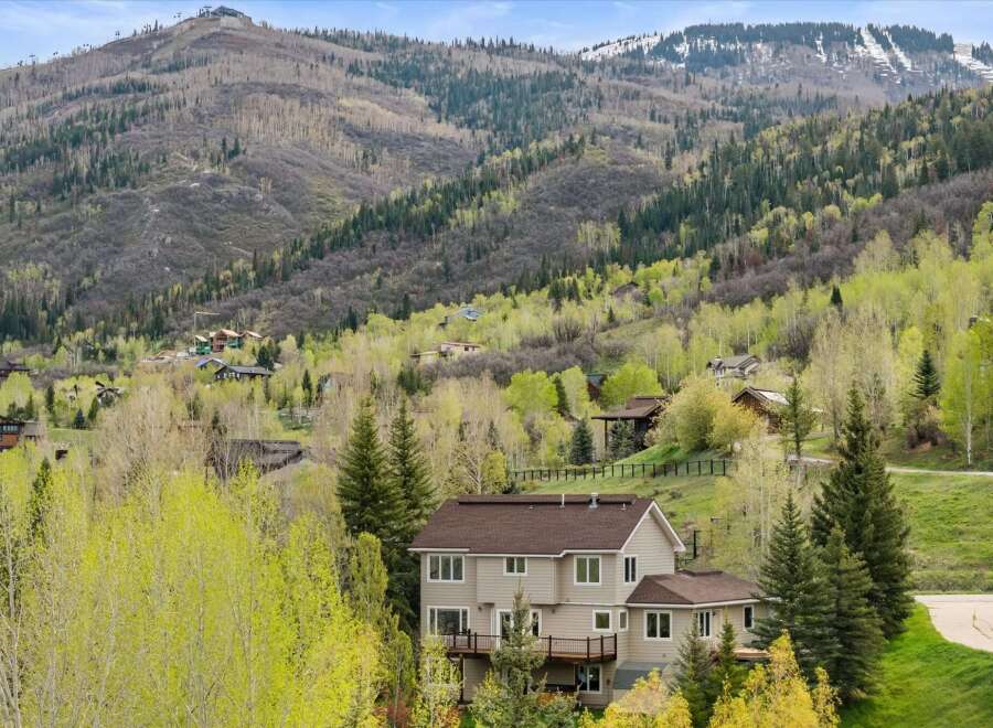 Nestled amidst the breathtaking mountain landscape, this stunning property offers an unparalleled living experience.